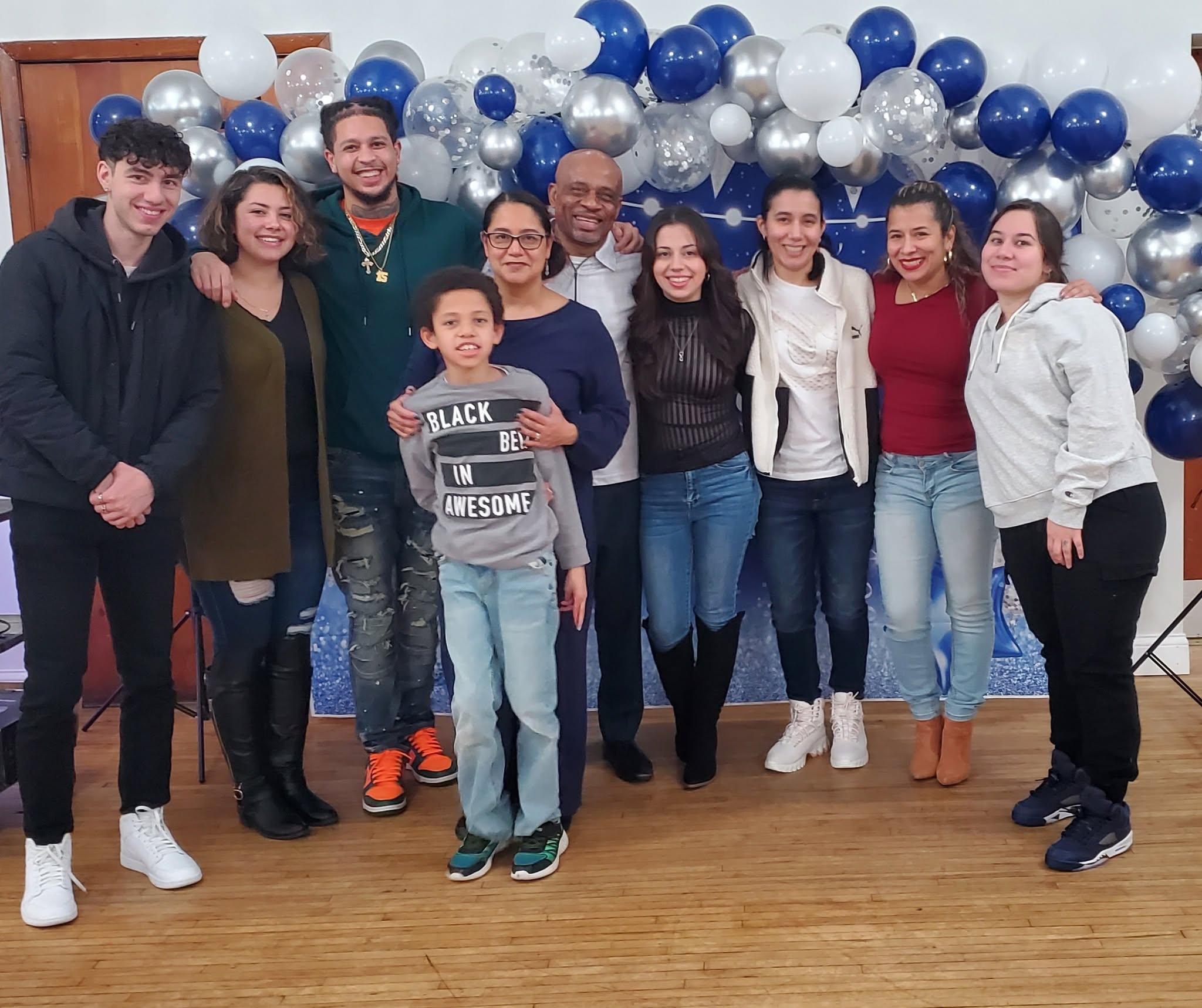 Lanre Lawanson with his family